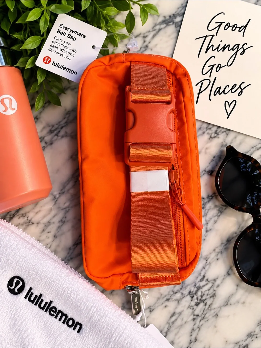 NWT Lululemon Everywhere Belt Bag Bright Orange